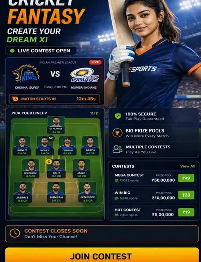 Wwwbbwbet (bbwbet) fantasy cricket & matchday visual 3